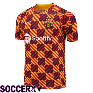 FC Barcelona Training T Shirt Yellow 2023/2024