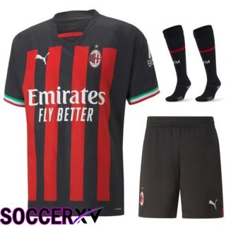 AC Milan Home Jersey (Shorts + Sock) 2022/2023