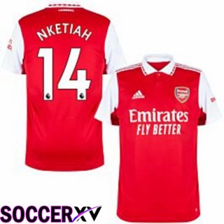 FC Arsenal (NKETIAH 14) Home Jersey 2022/2023