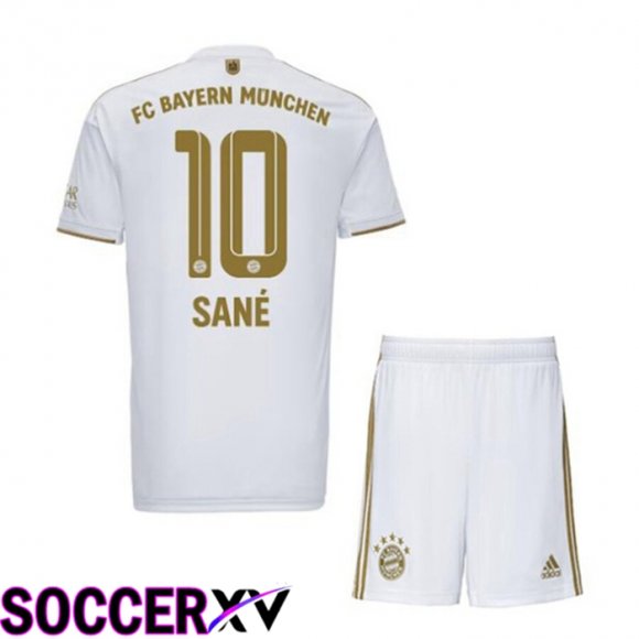 Bayern Munich (SANÉ 10) Kids Away Jersey 2022/2023