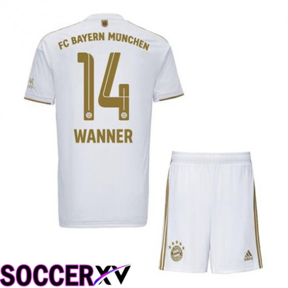 Bayern Munich (WANNER 14) Kids Away Jersey 2022/2023