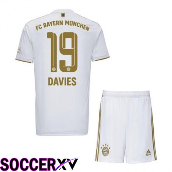 Bayern Munich (DAVIES 19) Kids Away Jersey 2022/2023