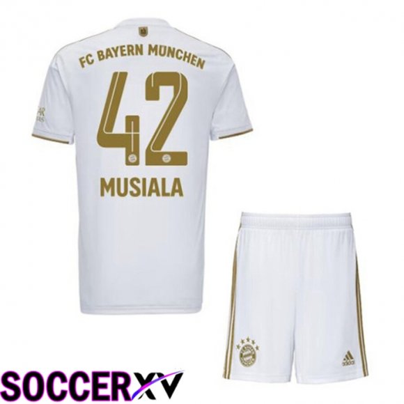 Bayern Munich (MUSIALA 42) Kids Away Jersey 2022/2023