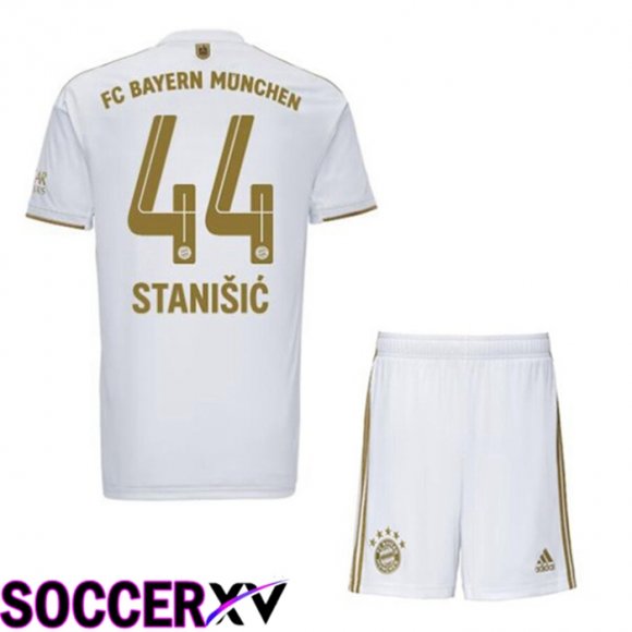 Bayern Munich (STANIŠIĆ 44) Kids Away Jersey 2022/2023