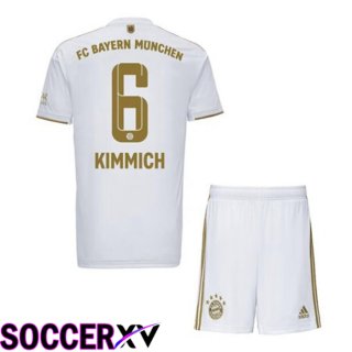 Bayern Munich (KIMMICH 6) Kids Away Jersey 2022/2023