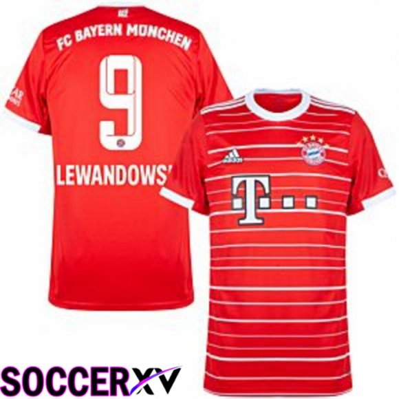 Bayern Munich (LEWANDOWSKI 9) Home Jersey 2022/2023