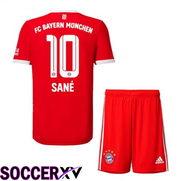 Bayern Munich (SANÉ 10) Kids Home Jersey 2022/2023