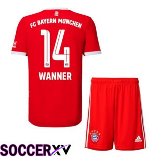 Bayern Munich (WANNER 14) Kids Home Jersey 2022/2023