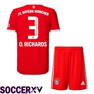 Bayern Munich (O. RICHARDS 3) Kids Home Jersey 2022/2023