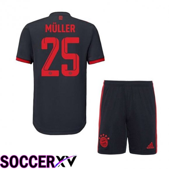 Bayern Munich (MÜLLER 25) Kids Third Jersey 2022/2023