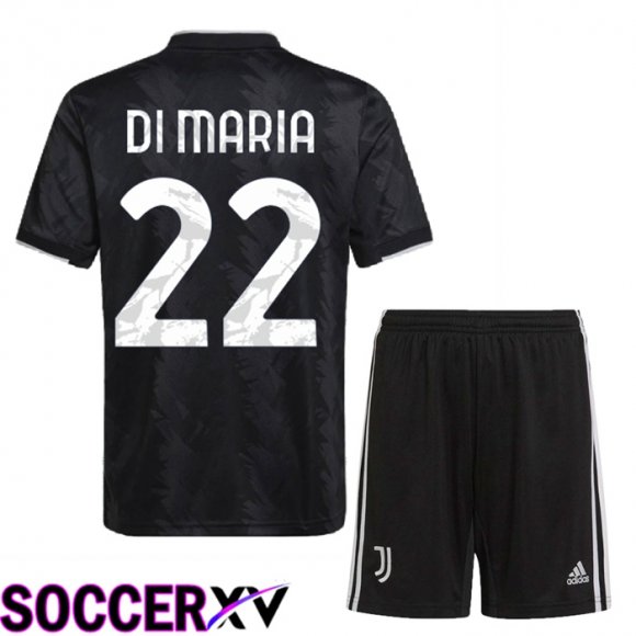 Juventus (Di Maria 22) Kids Away Jersey 2022/2023