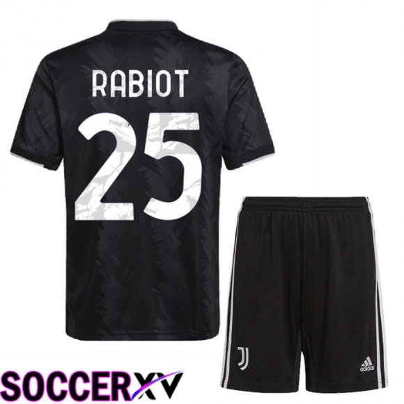 Juventus (Rabiot 25) Kids Away Jersey 2022/2023