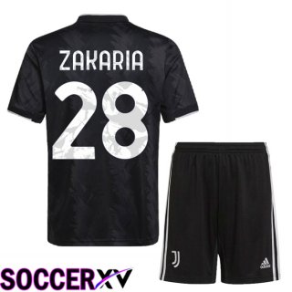 Juventus (Zakaria 28) Kids Away Jersey 2022/2023