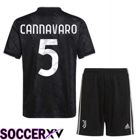 Juventus (Cannavaro 5) Kids Away Jersey 2022/2023