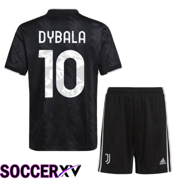 Juventus (Dybala 10) Kids Away Jersey 2022/2023