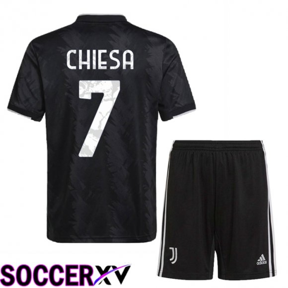 Juventus (Chiesa 7) Kids Away Jersey 2022/2023