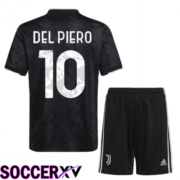 Juventus (Del Piero 10) Kids Away Jersey 2022/2023