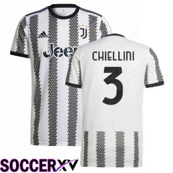 Juventus (Chiellini 3) Home Jersey 2022/2023