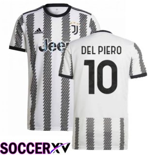 Juventus (Del Piero 10) Home Jersey 2022/2023