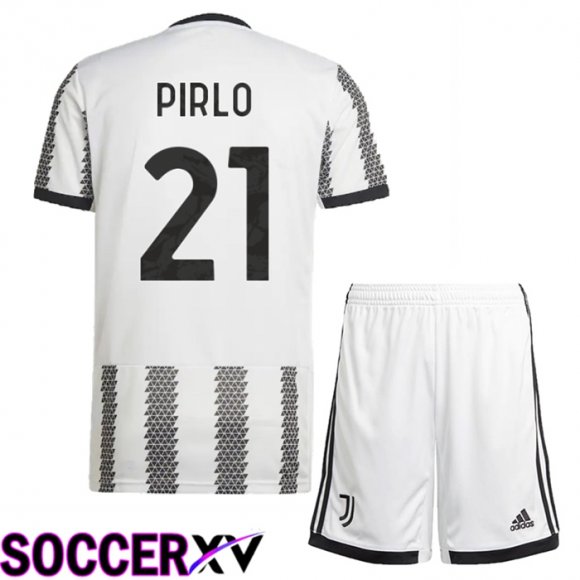 Juventus (Pirlo 21) Kids Home Jersey 2022/2023