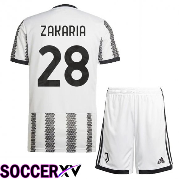 Juventus (Zakaria 28) Kids Home Jersey 2022/2023