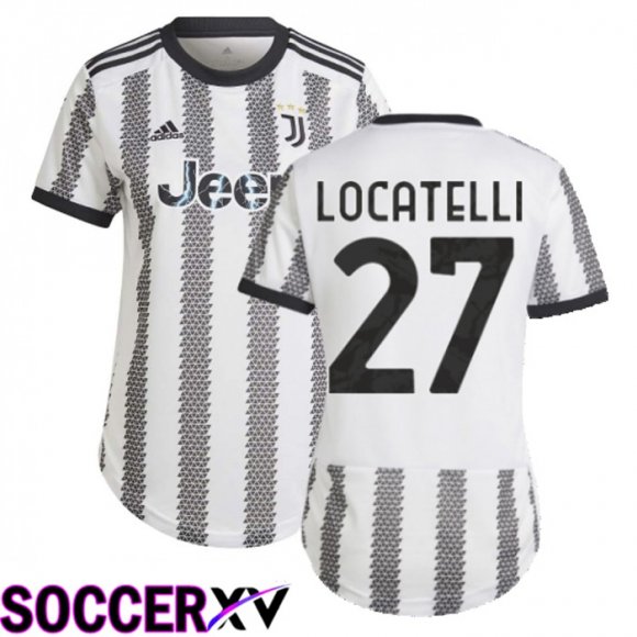 Juventus (Locatelli 27) Womens Home Jersey 2022/2023