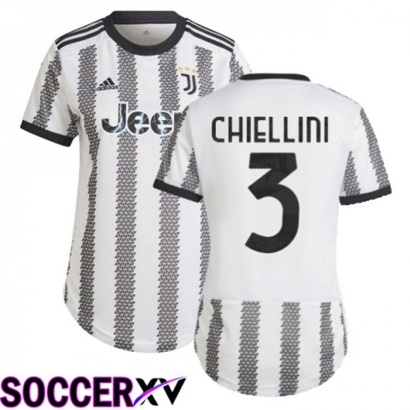 Juventus (Chiellini 3) Womens Home Jersey 2022/2023