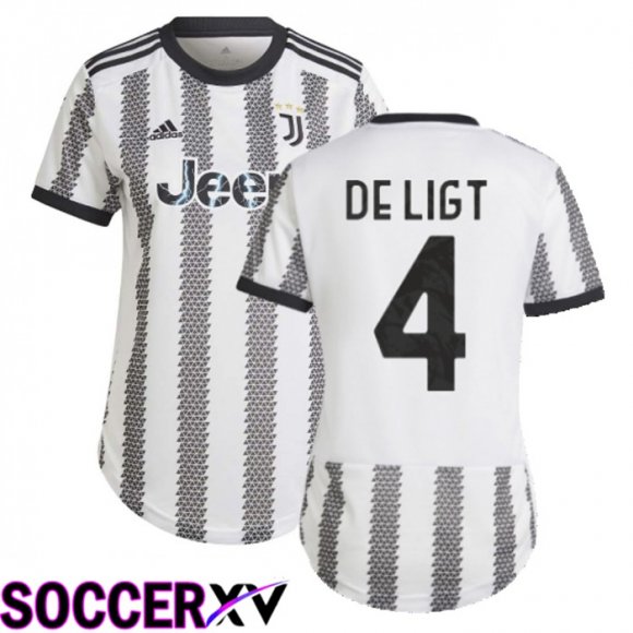 Juventus (De Ligt 4) Womens Home Jersey 2022/2023