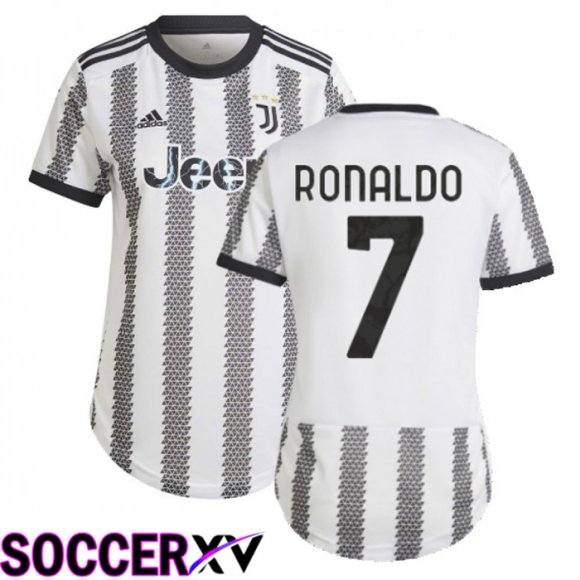 Juventus (Ronaldo 7) Womens Home Jersey 2022/2023