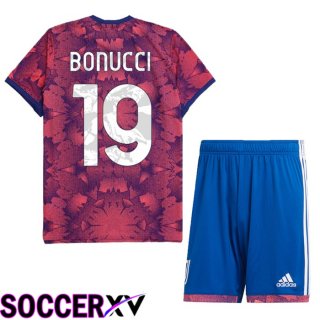 Juventus (Bonucci 19) Kids Third Jersey 2022/2023