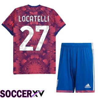 Juventus (Locatelli 27) Kids Third Jersey 2022/2023