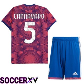 Juventus (Cannavaro 5) Kids Third Jersey 2022/2023