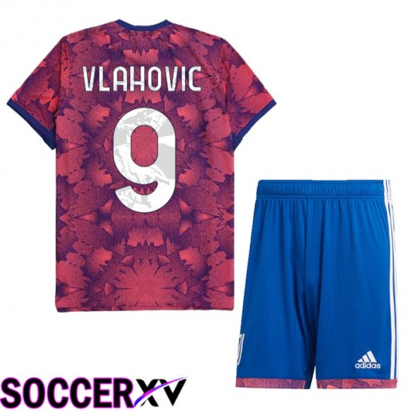 Juventus (Vlahovic 9) Kids Third Jersey 2022/2023