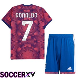 Juventus (Ronaldo 7) Kids Third Jersey 2022/2023