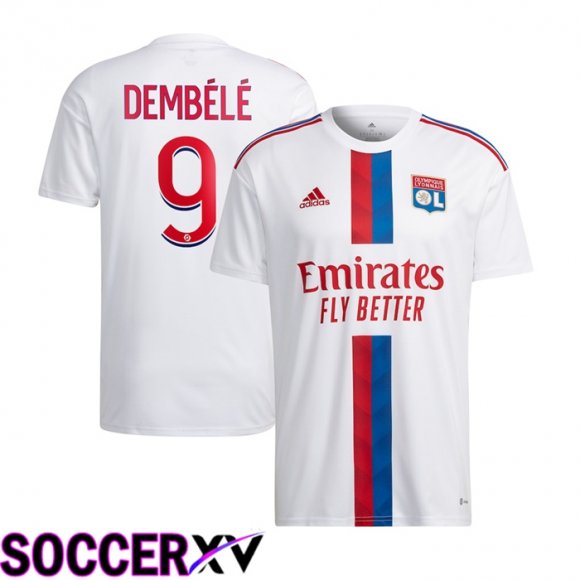 Olympique Lyon (Dembele 9) Home Jersey 2022/2023