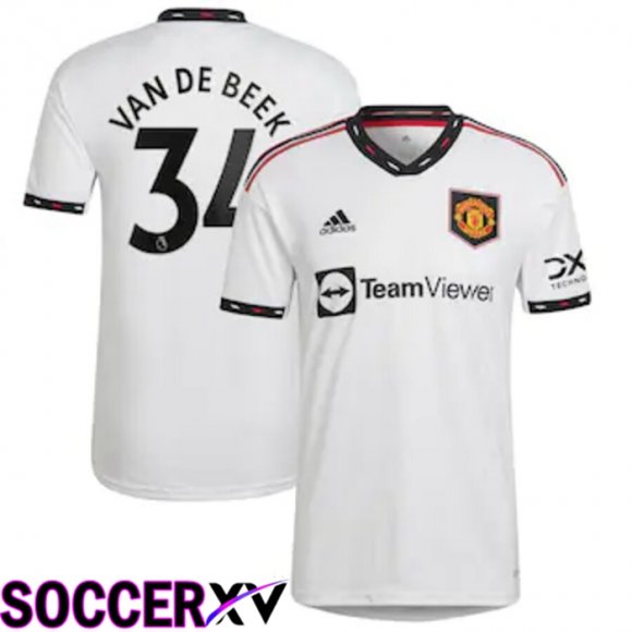 Manchester United (VAN DE BEEK 34) Away Jersey 2022/2023