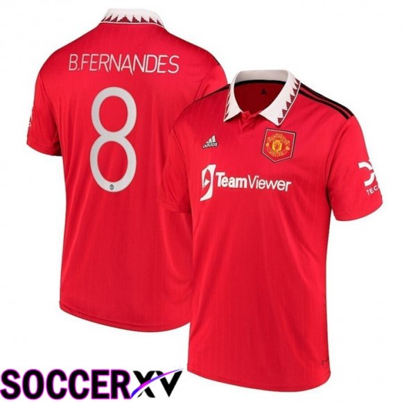 Manchester United (B. FERNANDES 8) Home Jersey 2022/2023