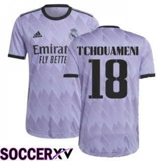 Real Madrid (Tchouameni 18) Away Jersey 2022/2023