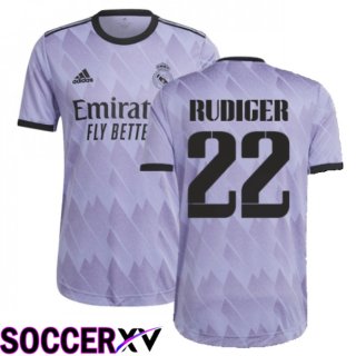 Real Madrid (Rudiger 22) Away Jersey 2022/2023