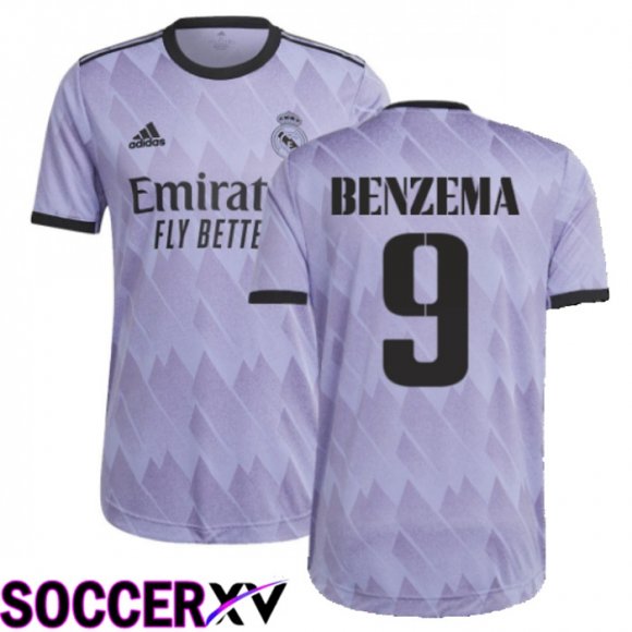 Real Madrid (Benzema 9) Away Jersey 2022/2023