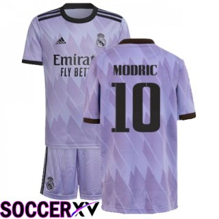 Real Madrid (Modric 10) Kids Away Jersey 2022/2023