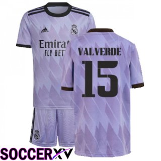 Real Madrid (ValGreen 15) Kids Away Jersey 2022/2023