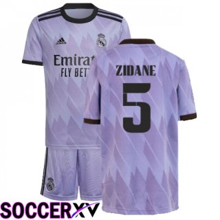 Real Madrid (Zidane 5) Kids Away Jersey 2022/2023