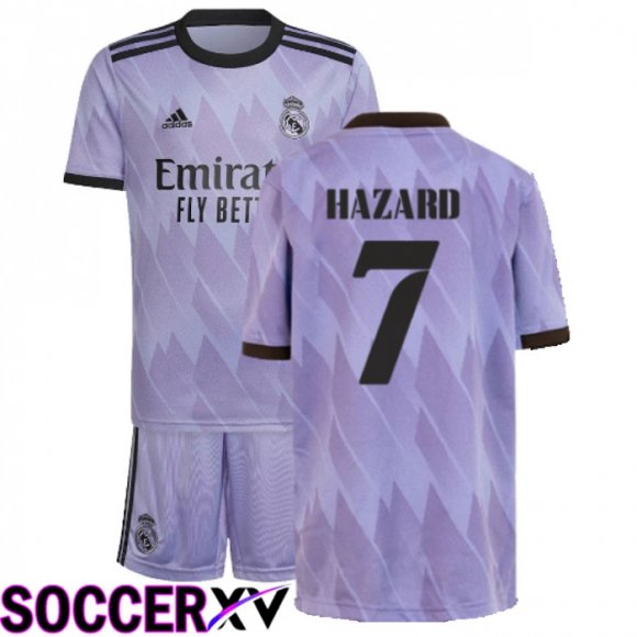 Real Madrid (Hazard 7) Kids Away Jersey 2022/2023