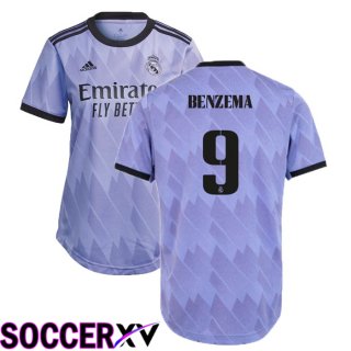 Real Madrid (Benzema 9) Womens Away Jersey 2022/2023