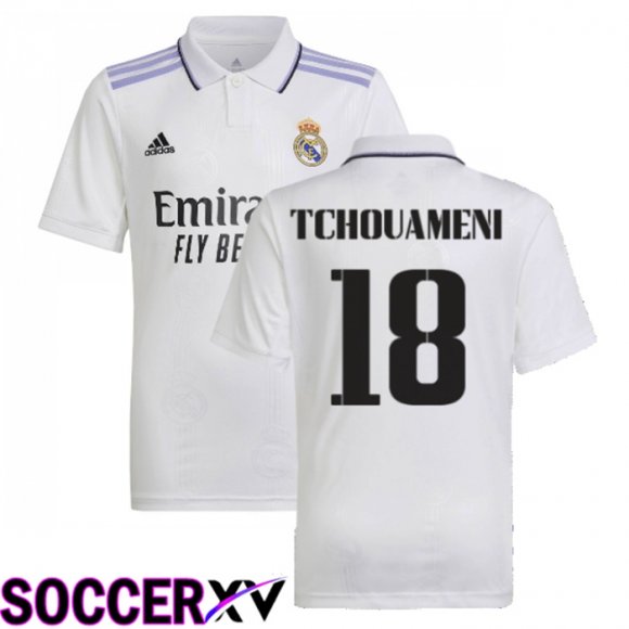 Real Madrid (Tchouameni 18) Home Jersey 2022/2023