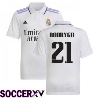 Real Madrid (Rodrygo 21) Home Jersey 2022/2023