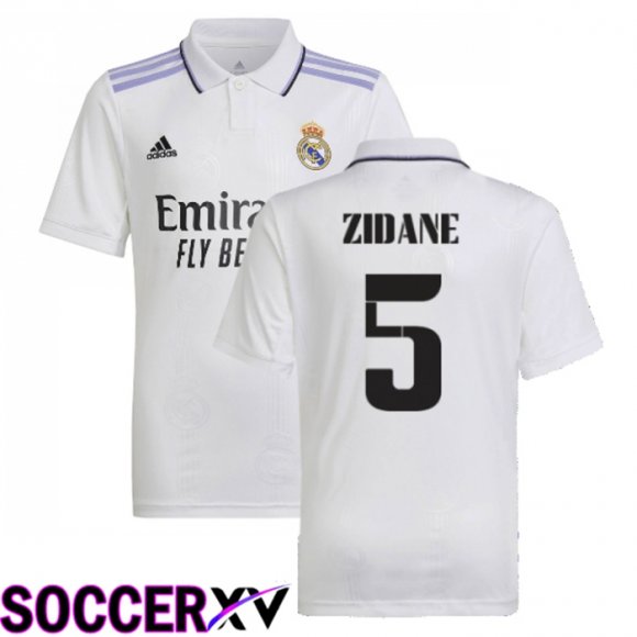 Real Madrid (Zidane 5) Home Jersey 2022/2023