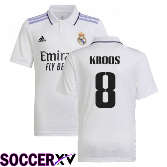 Real Madrid (Kroos 8) Home Jersey 2022/2023