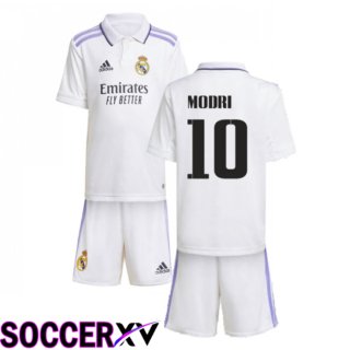 Real Madrid (Modric 10) Kids Home Jersey 2022/2023